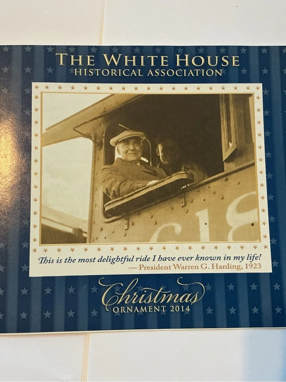 White House Xmas Ornament 2014